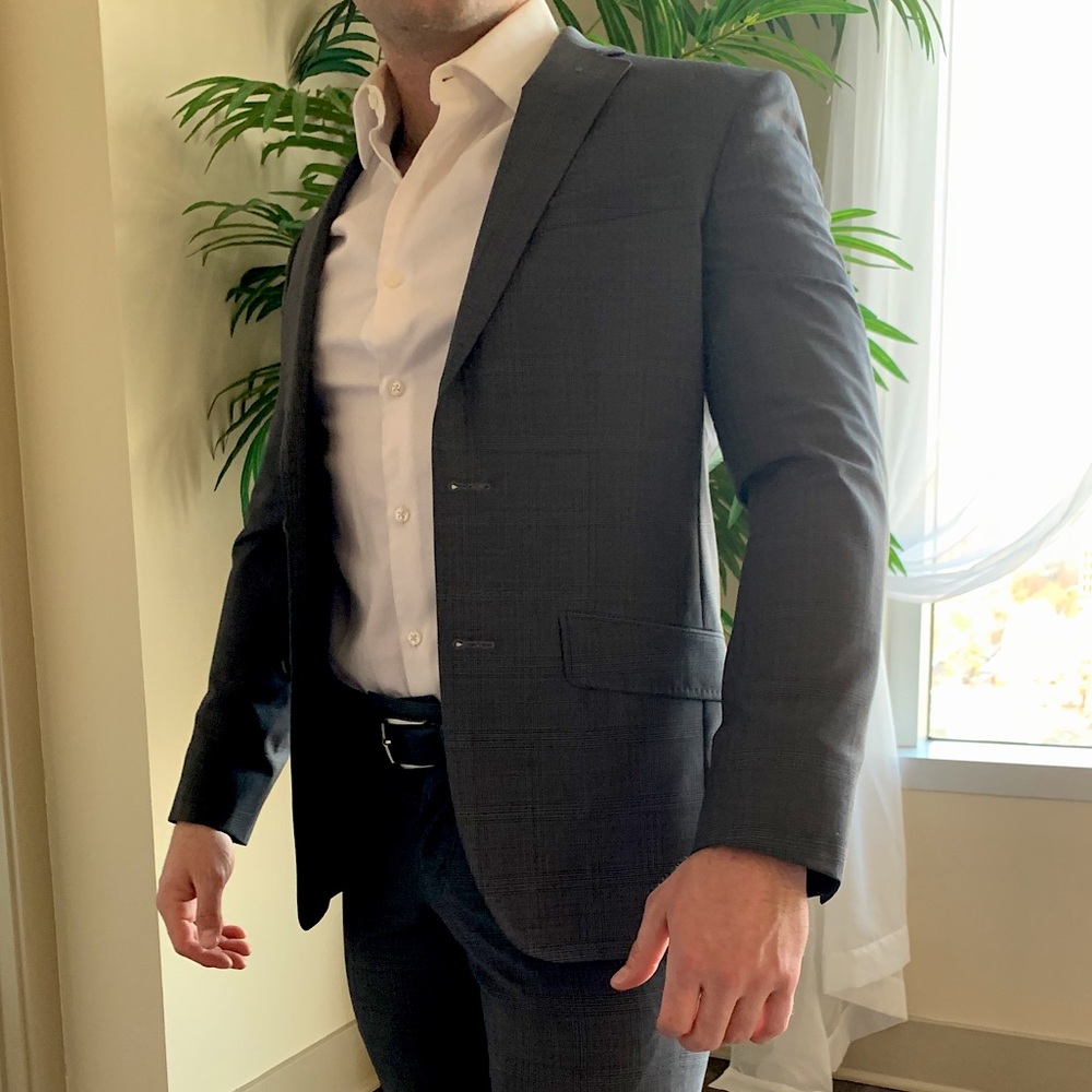 Ted Baker Grey Suit Jacket & Pants